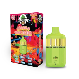 THCP Blend: OG Kush + Gorilla Glue + Bruce Banner (Indica, Hybrid, Sativa) Combo 2 - 9g Disposable
